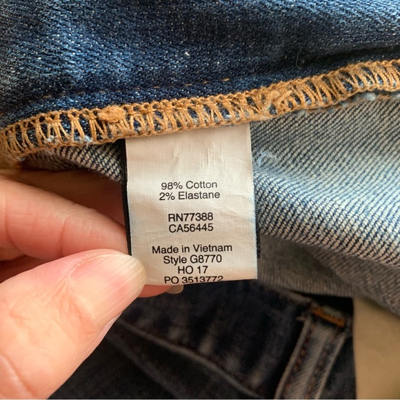 SOLD! J Crew Mens 33 X 32 The Driggs Slim Fit Flex Denim Jeans Medium Wash - Picture 10 of 11